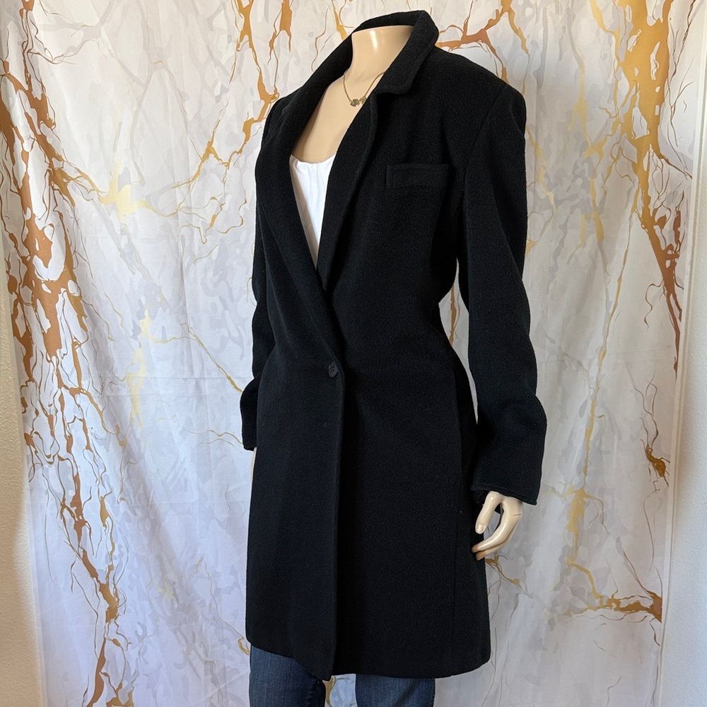 * Classic Black Women's Trench Coat